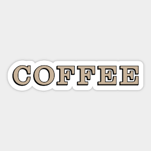 Coffee Anyone Sticker